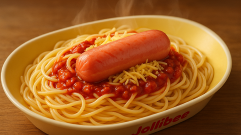 Filipino style Jollibee Spaghetti