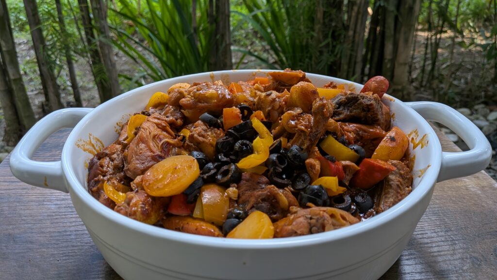 Chicken Afritada with Hotdog