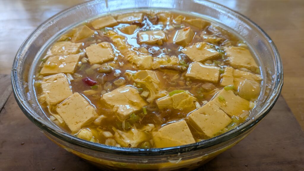 Instant Hot and Sour Soup with Fermented Chil