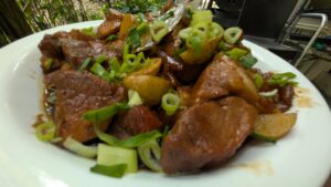 Pininyahang Adobo (Pork Adobo with Pineapple)